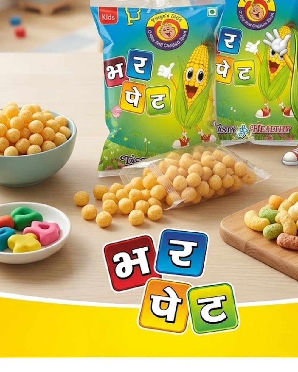 Pingo Bharpet corn puffs for kids